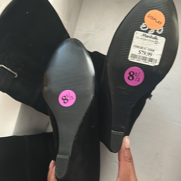 NWB Nine West Olisha Suede Knee High Boots - Picture 2 of 4